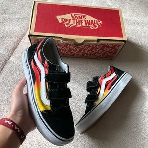 velcro flame vans